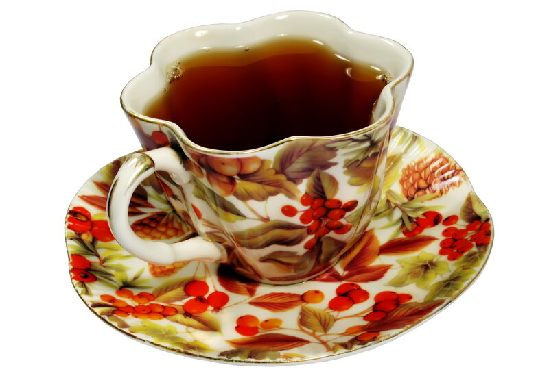 Tea Cup and Saucer — White