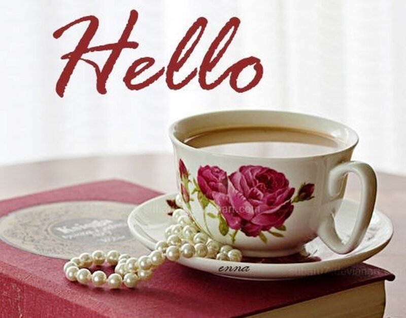 Tea Cup on Book — White
