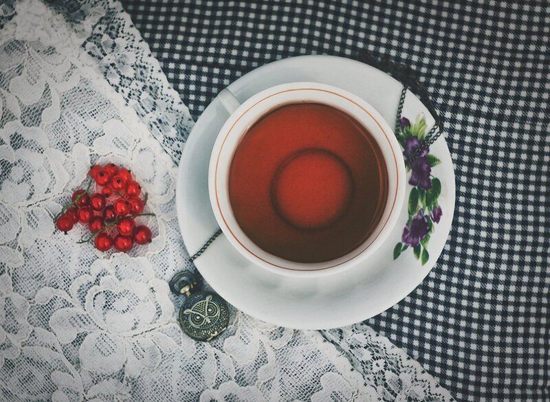 Tea Cup on Lace
