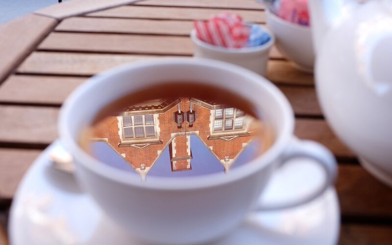 Tea Cup Reflection