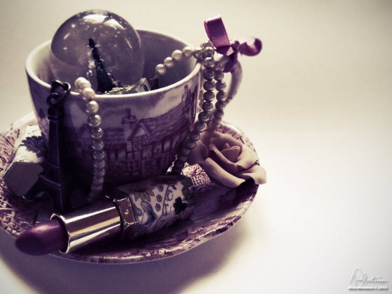 Tea Cup with Accessories
