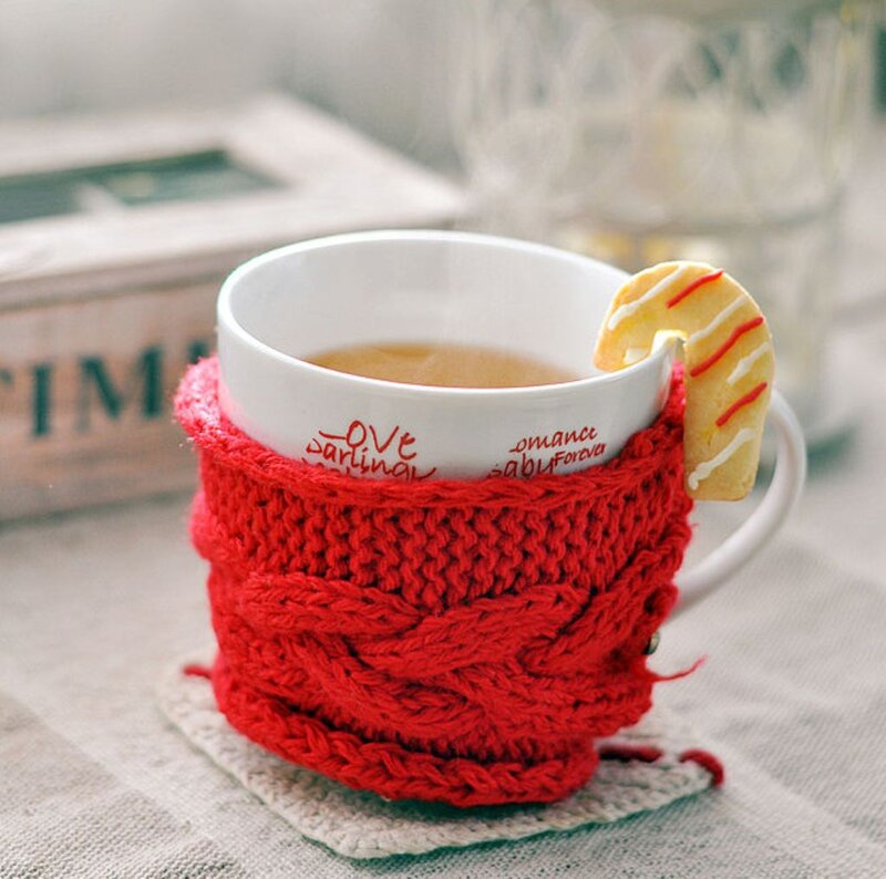 Tea Cup with Cozy