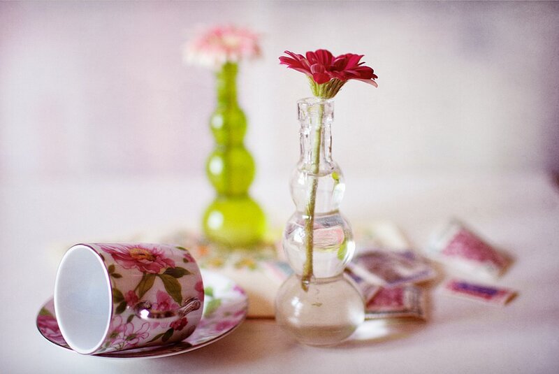 Tea Cup with Flower