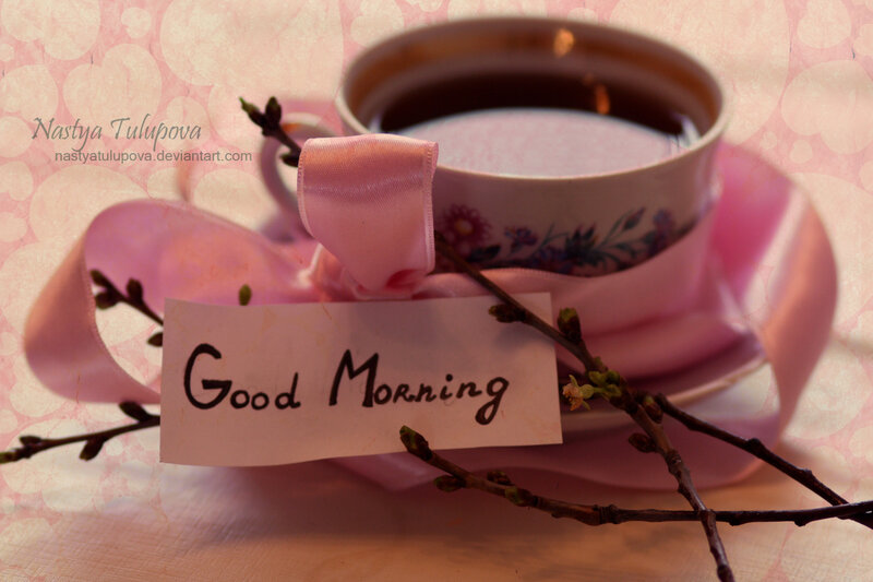 Tea Cup with Ribbon