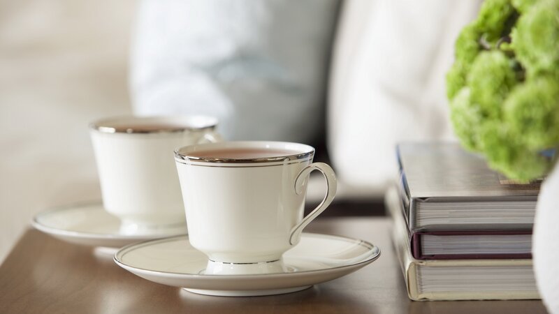Tea cups on a table