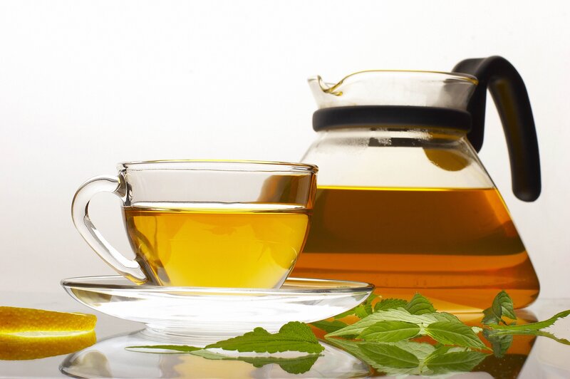 Tea in Glass Cup — Yellow, Calm