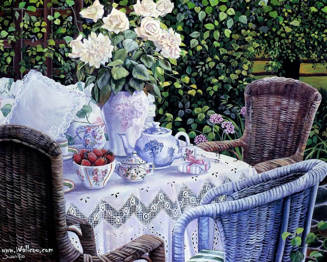 Tea in the garden