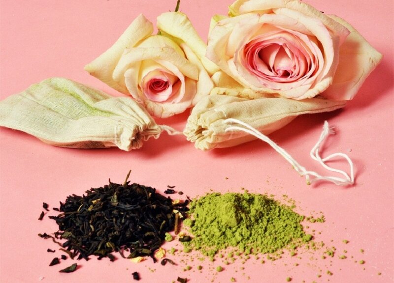 Tea Leaves and Rose Petals