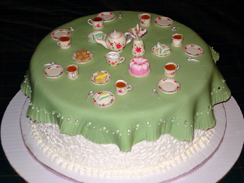 Tea party cake