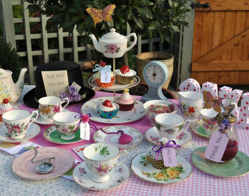Tea Party Setup — Pink, Whimsical