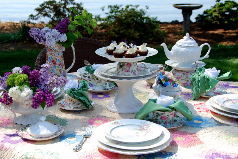 Tea Party Setup — White
