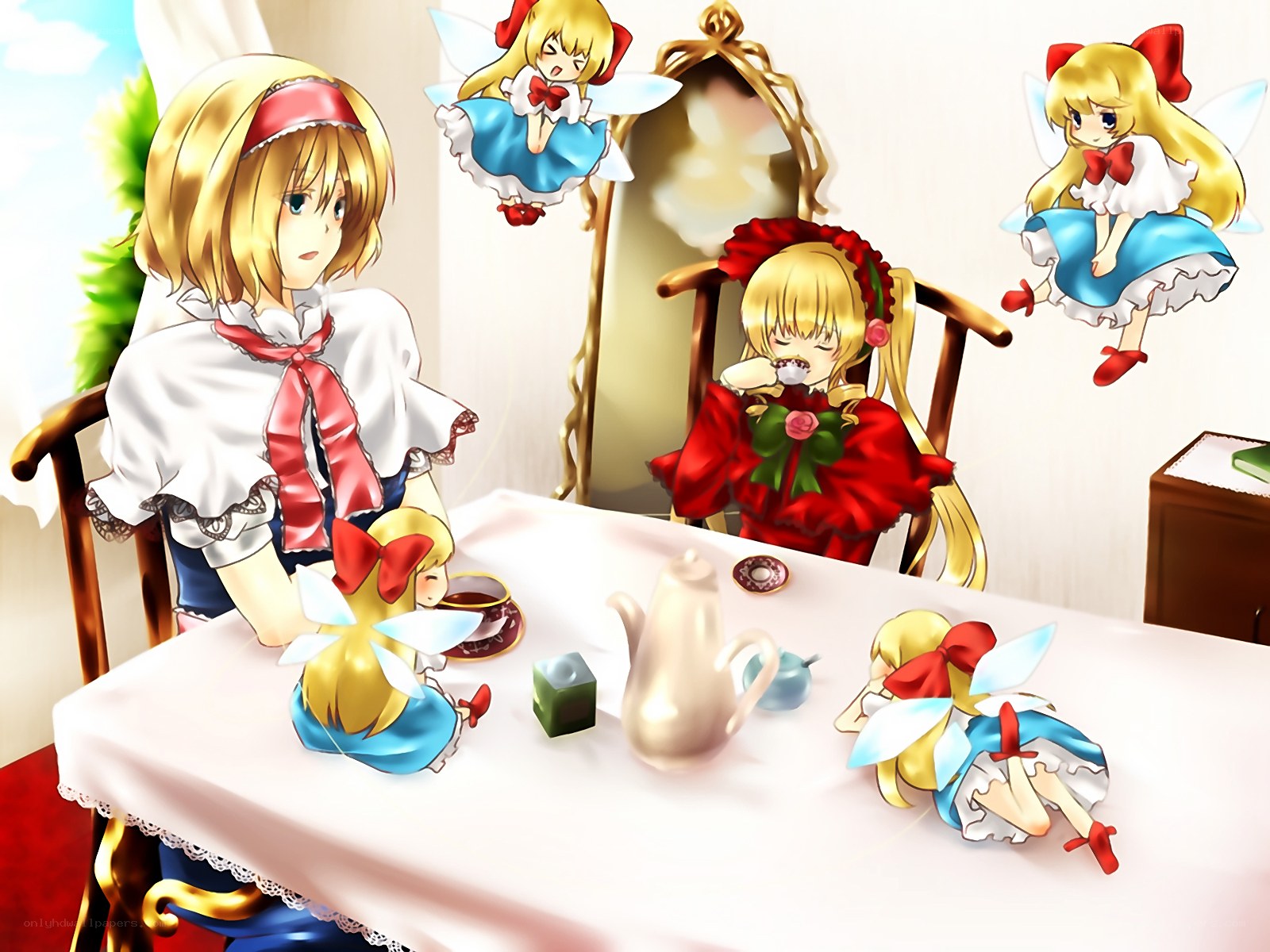 Tea party with fairies