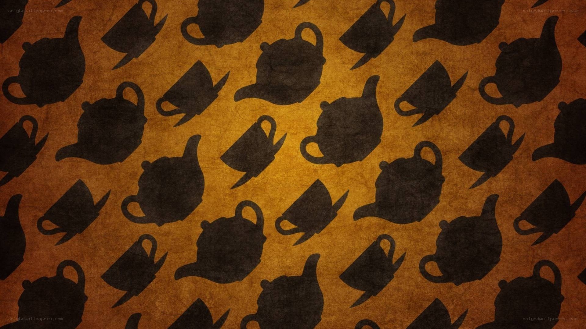 tea pot pattern background