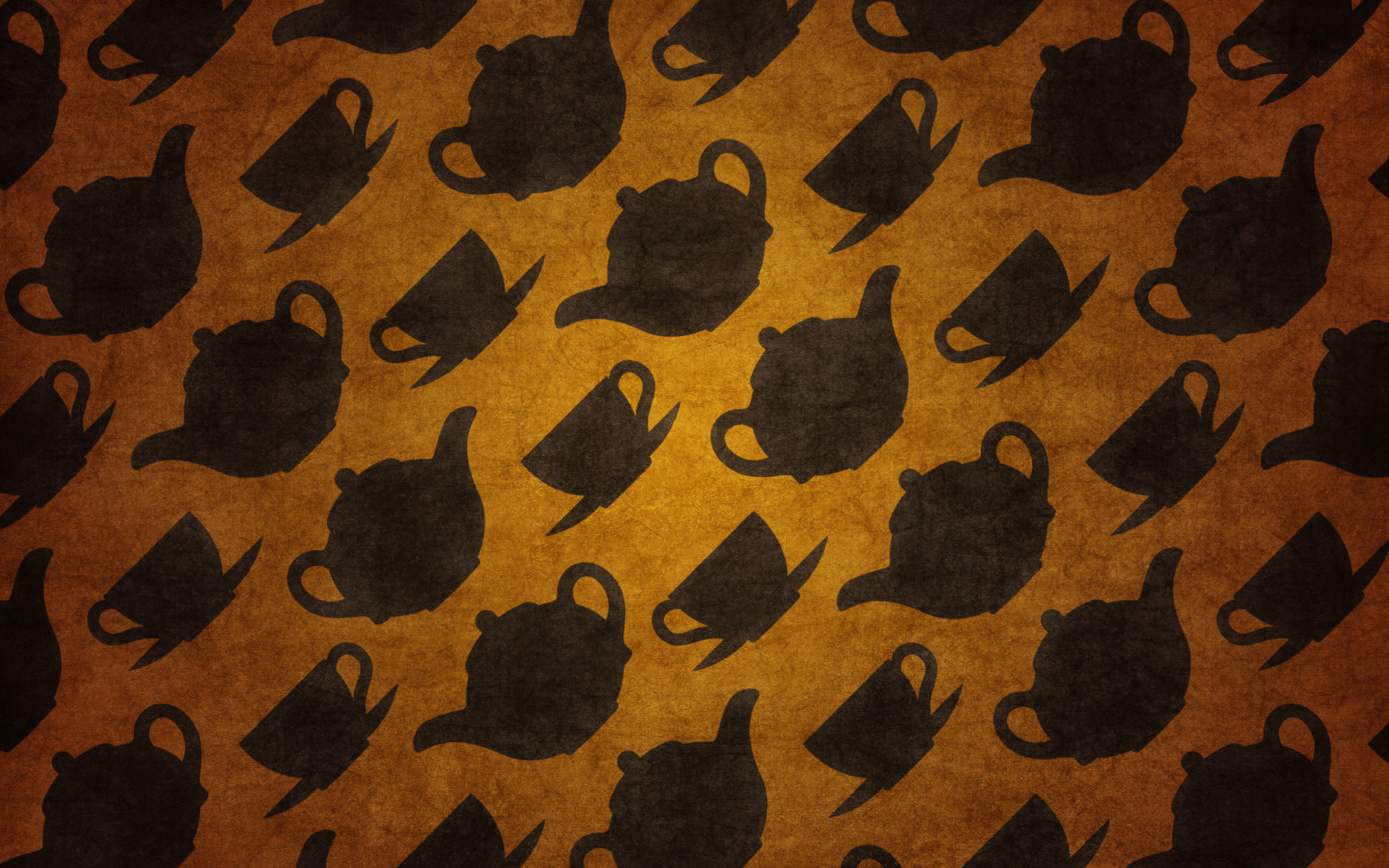 tea pot pattern background