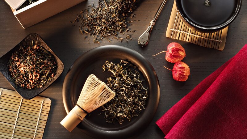 Tea Preparation Setup — Black