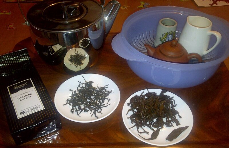 Tea preparation setup
