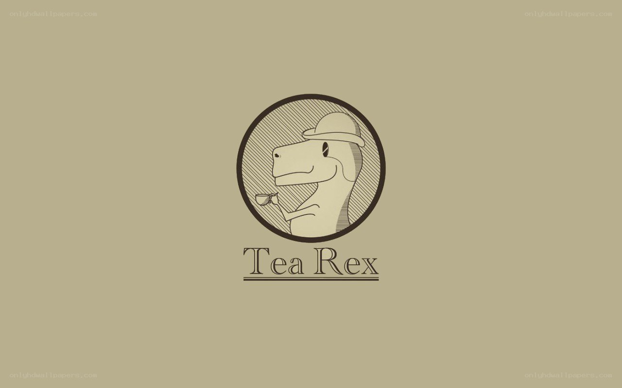 Tea Rex logo design