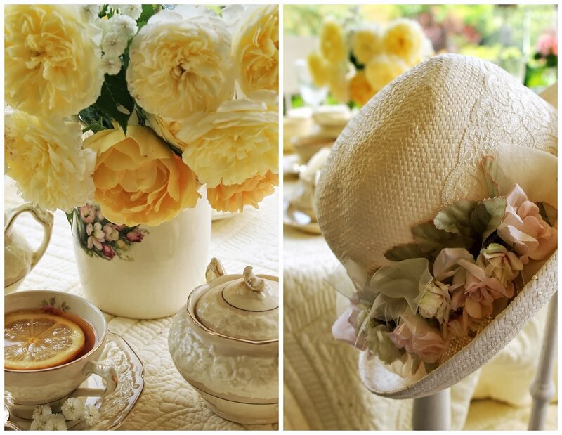 Tea Set and Hat