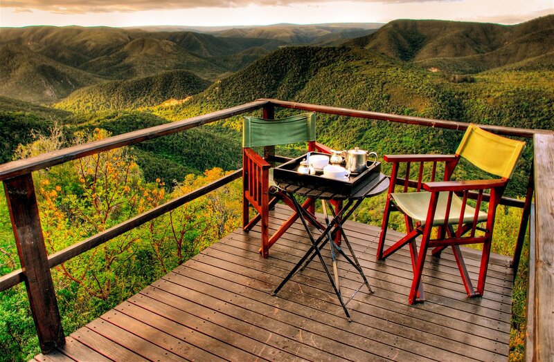 Tea Set on Deck