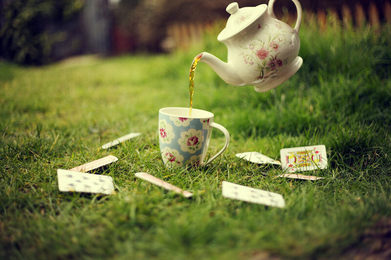 Tea Set on Grass