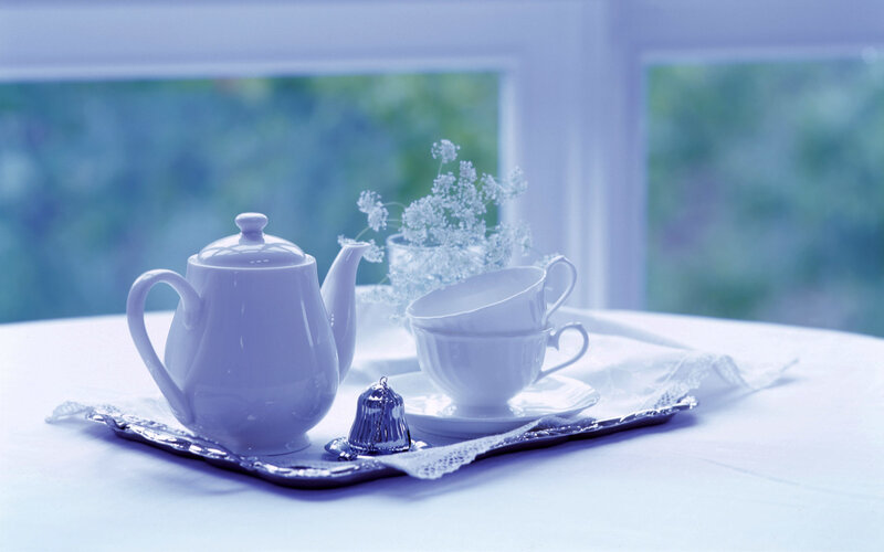 Tea Set on Tray