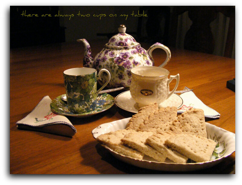 Tea Set with Biscuits