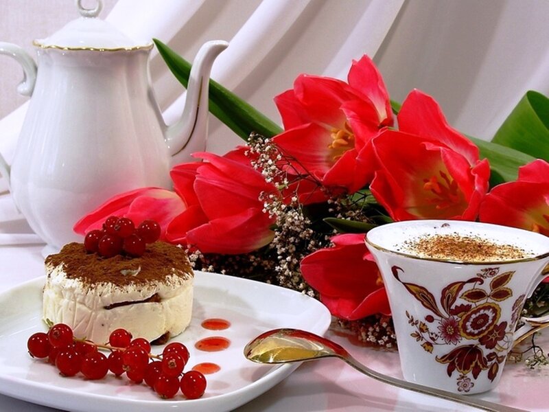 Tea Set with Dessert