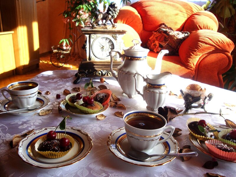 Tea Set with Desserts