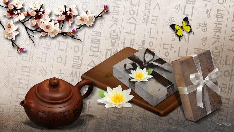Tea Set with Gifts