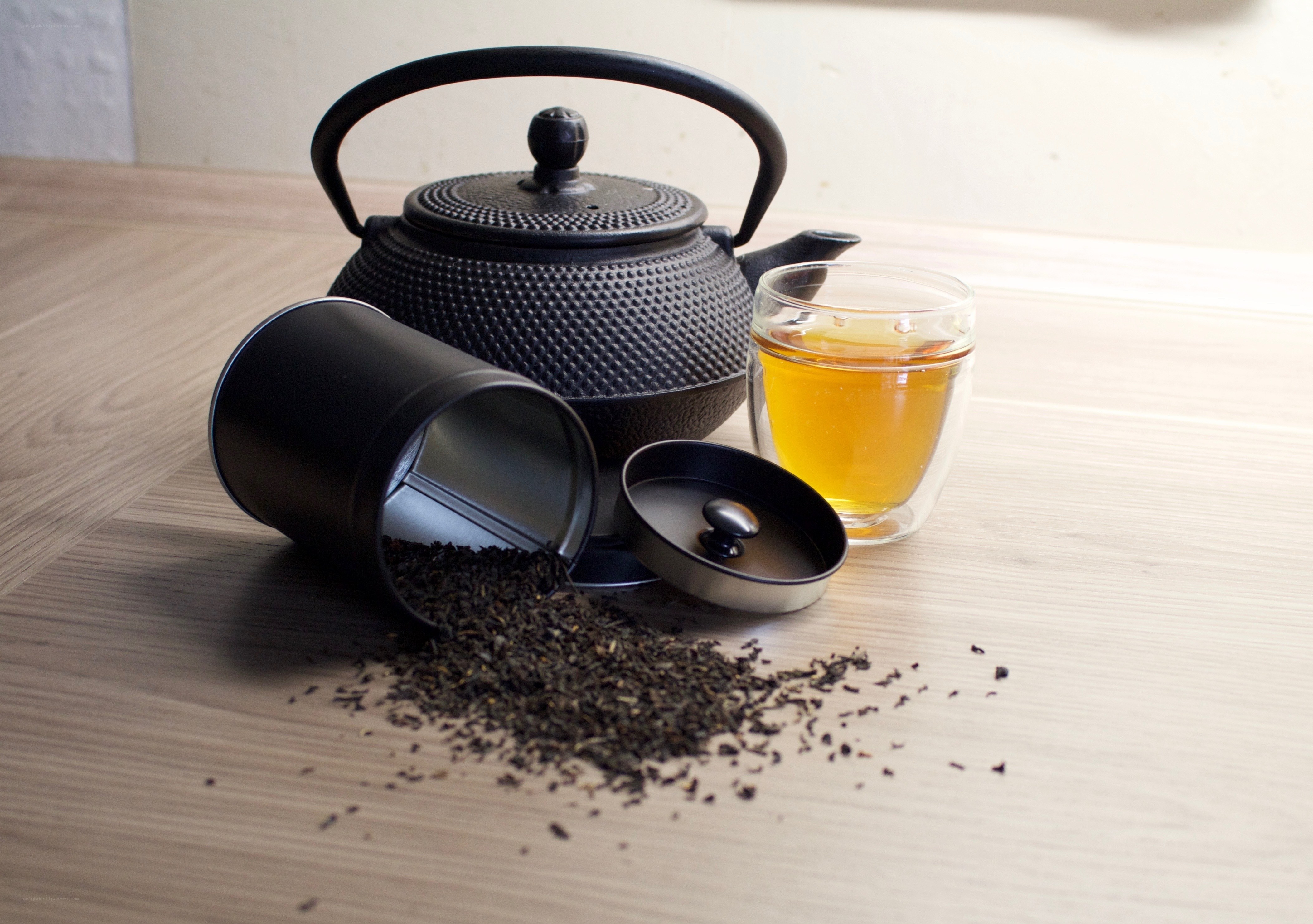 Tea set with loose leaf tea