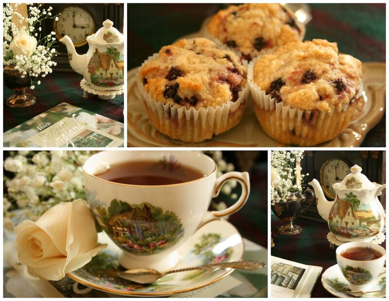 Tea Set with Muffins