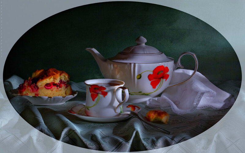 Tea Set with Pastry