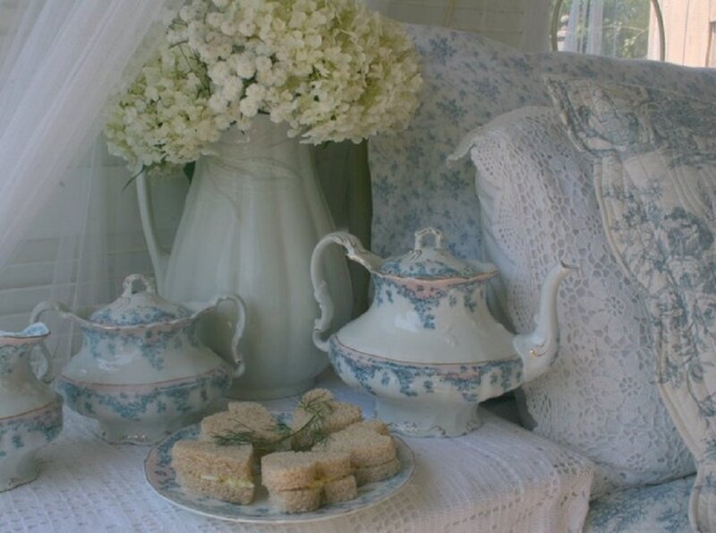 Tea Set with Sandwiches