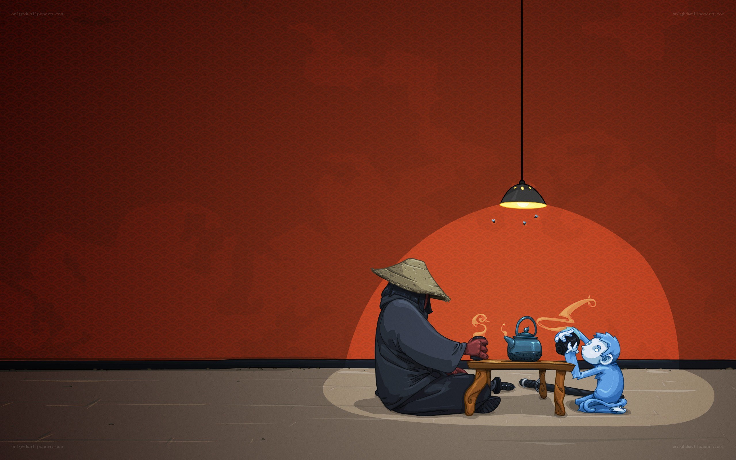 tea time with a monkey