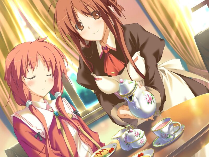 Tea time with anime girls