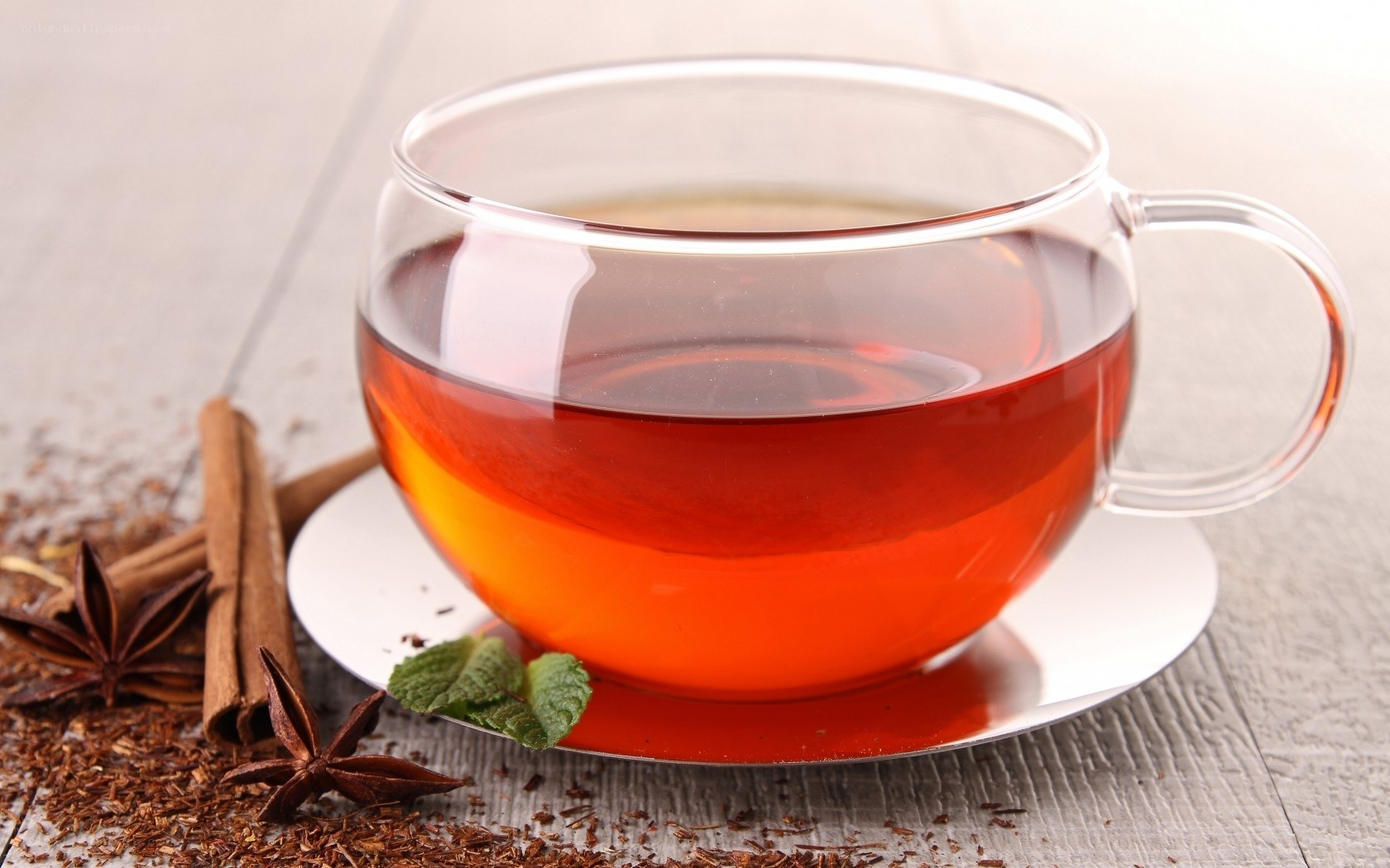 Tea with cinnamon and star anise