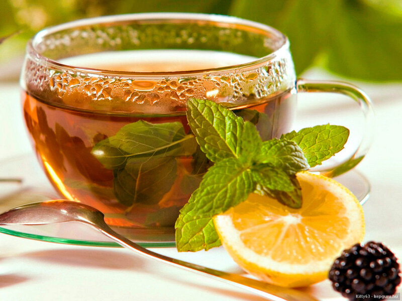 Tea with Mint and Lemon — Green, Refreshing