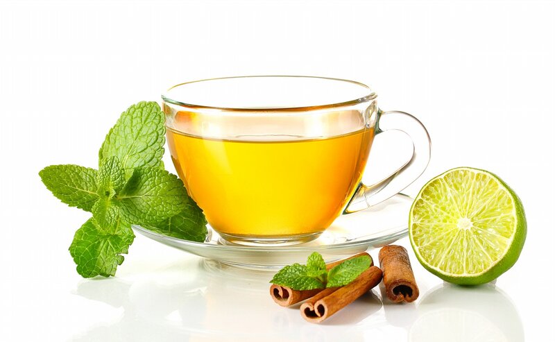 Tea with Mint and Lime