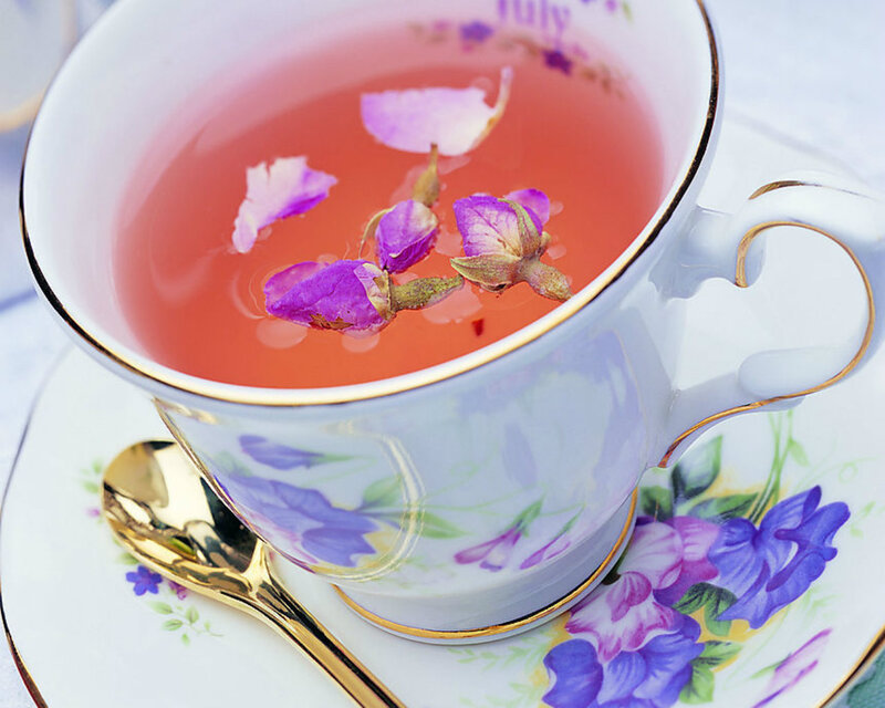 Tea with Rose Petals — Purple