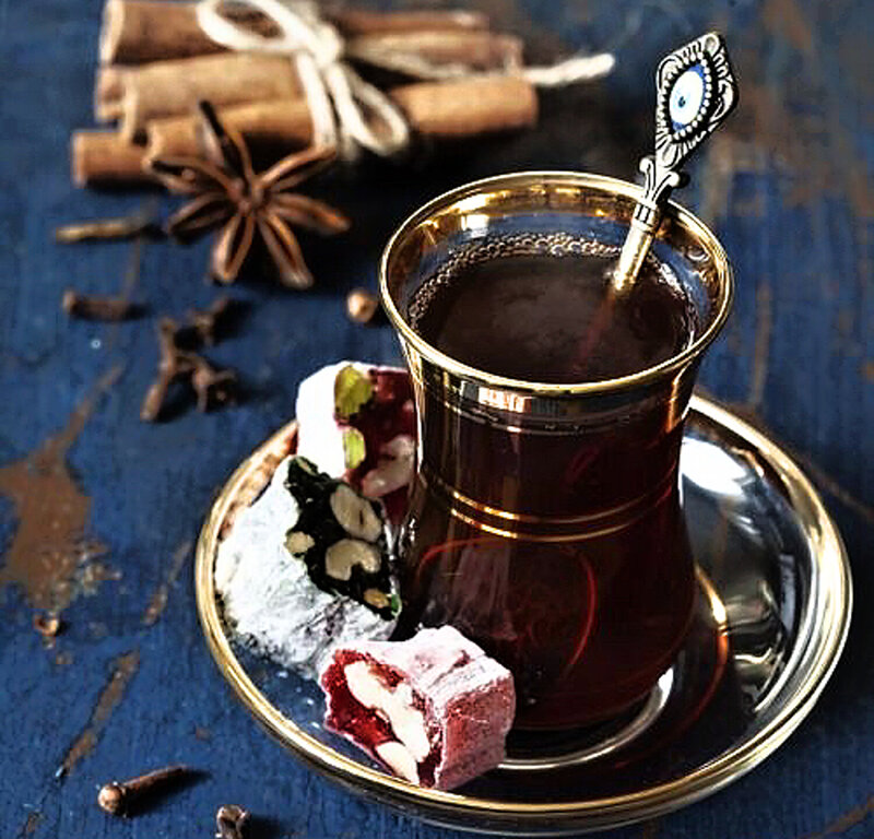 Tea with Turkish Delight