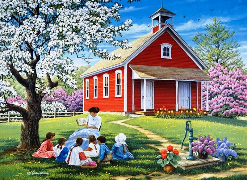 Teacher and Children