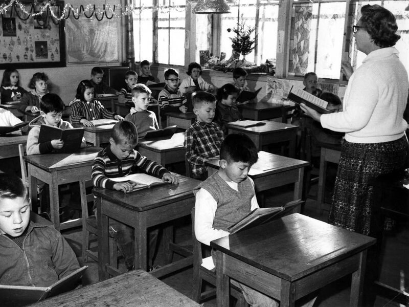 Teacher and Students in Classroom
