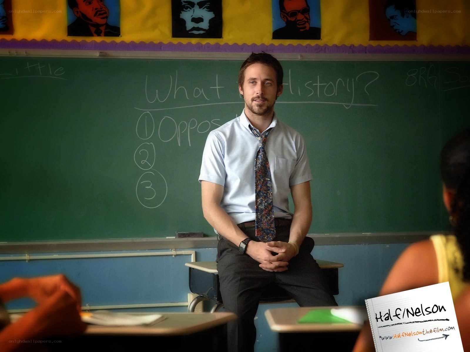 Teacher in a classroom