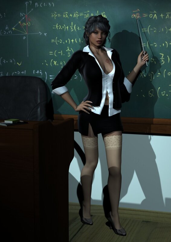 Teacher in classroom