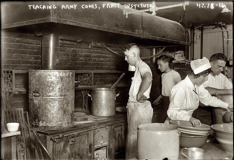 Teaching Army Cooks at Pratt Institute