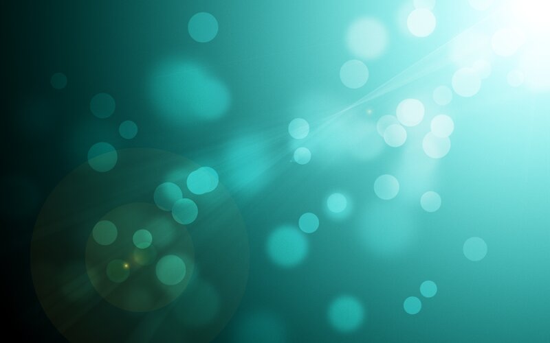 teal abstract light bokeh