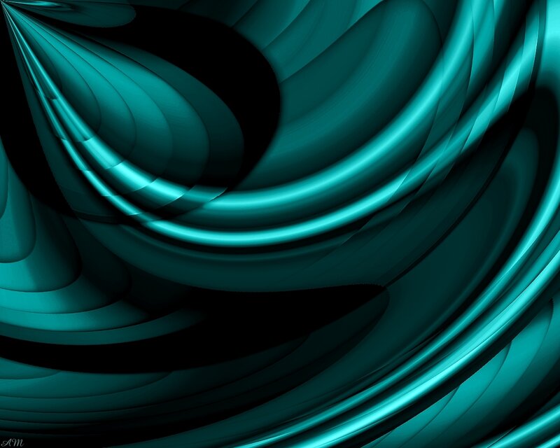 teal abstract swirl pattern