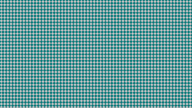 Teal and White Diamond Pattern