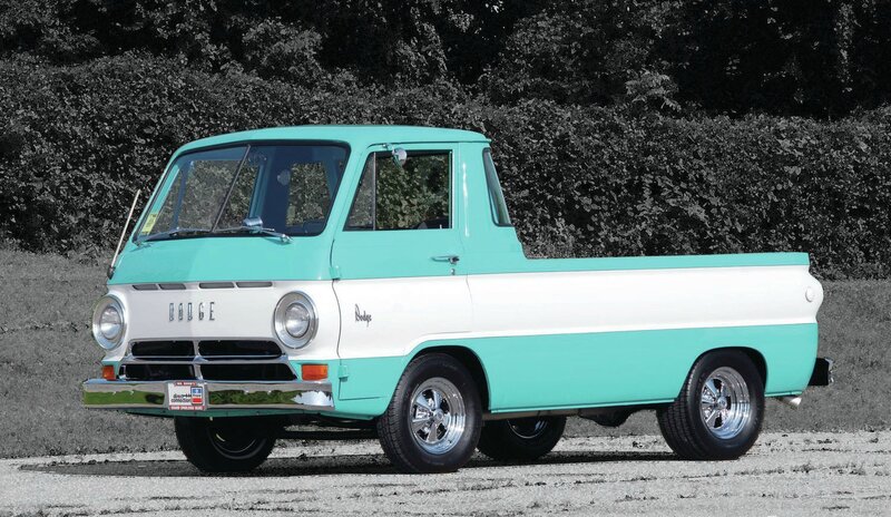 Teal and White Pickup Truck