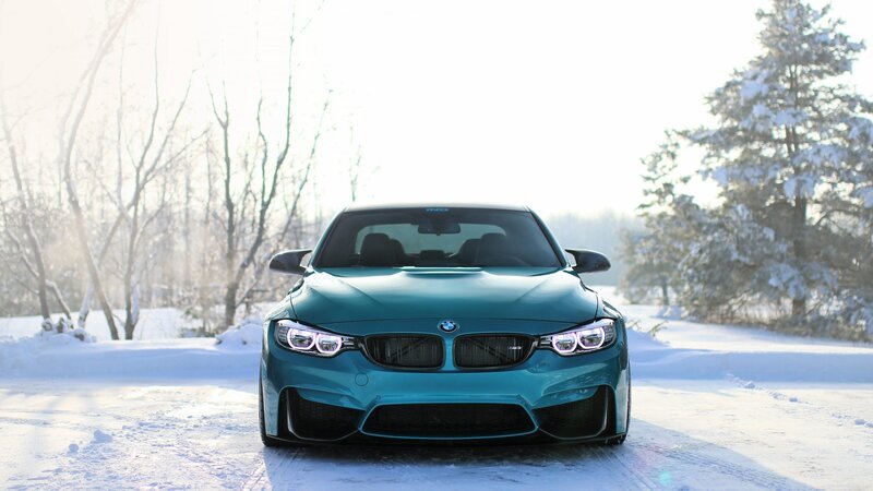Teal BMW M3